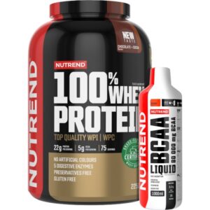 100 % Whey Protein (2250 g) + BCAA Liquid zdarma